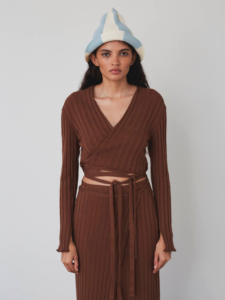Cropped on sale wrap cardigan