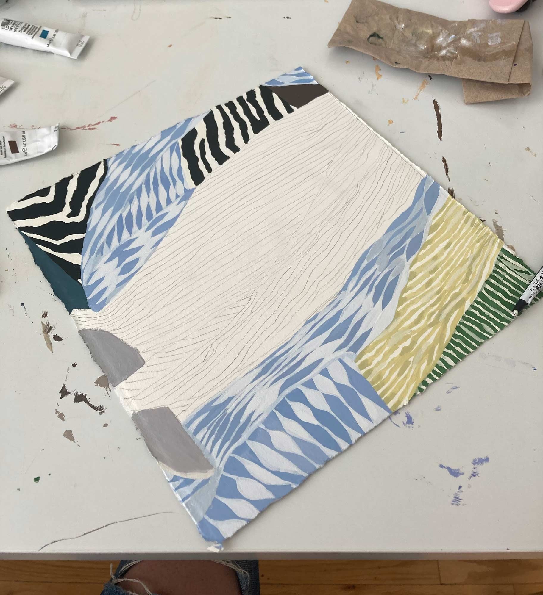 Work in progress for Caitlyn’s collaboration with RUS.