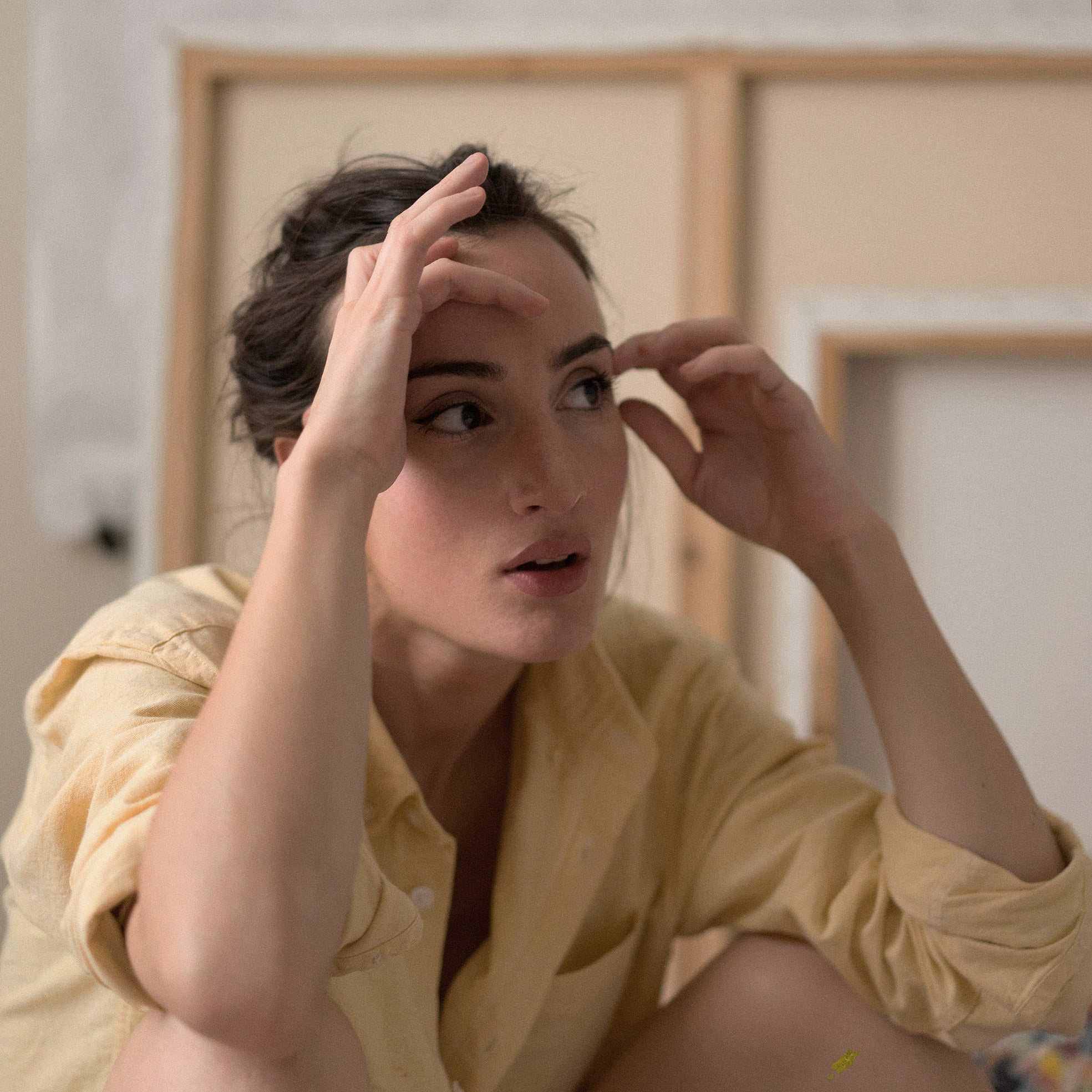 Diane Dal-pra in her studio